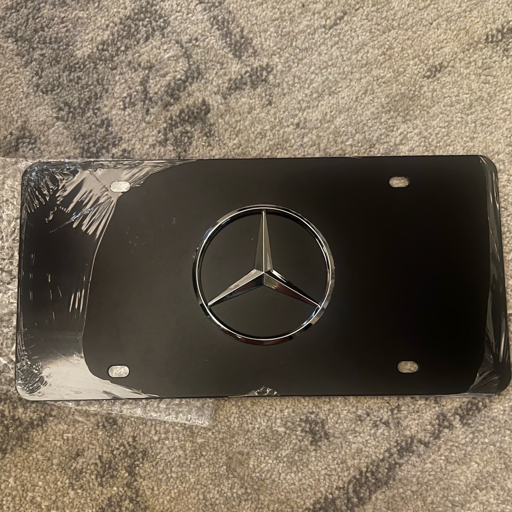 Mercedes car tag brand new